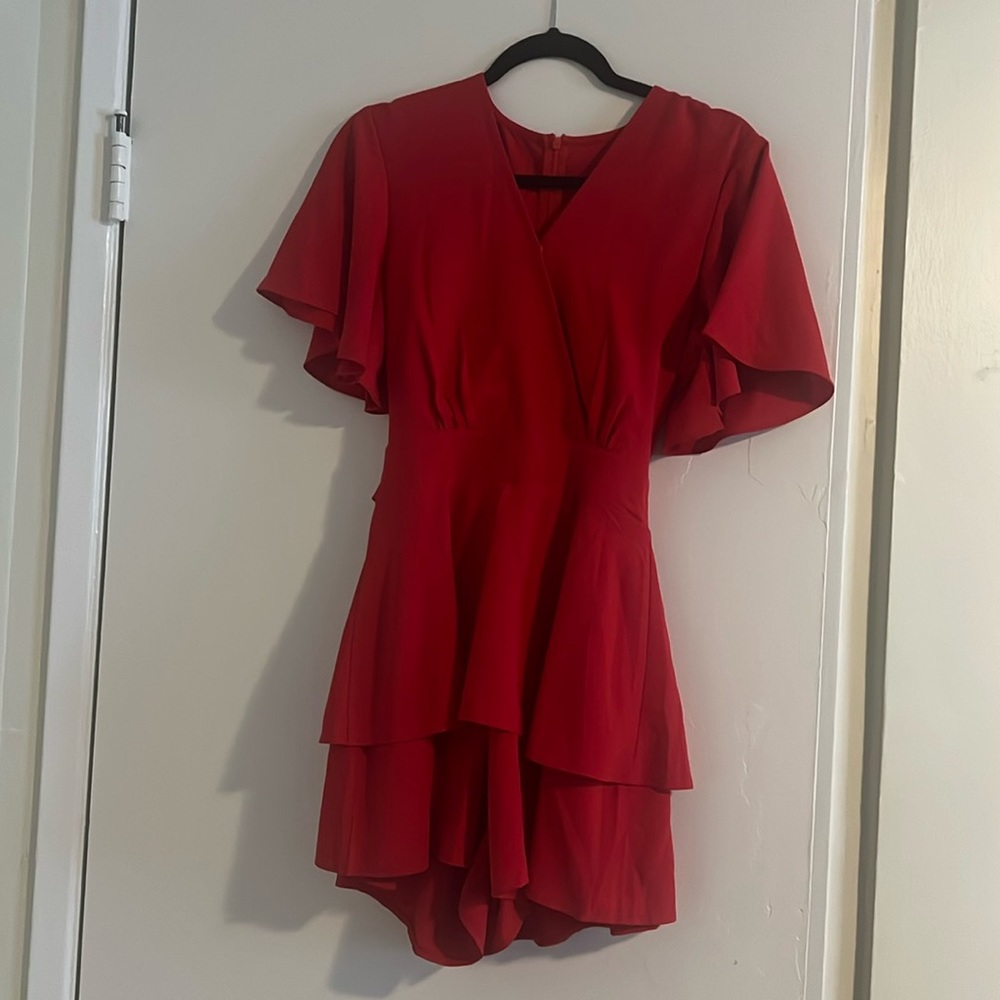 Red Romper Dress